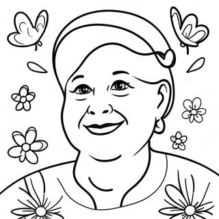 Happy Mothers Day Nana Coloring Page 20059-18688