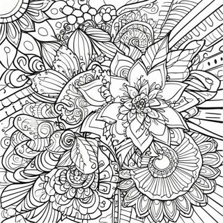 Henna Mandala Coloring Page 20069-18694