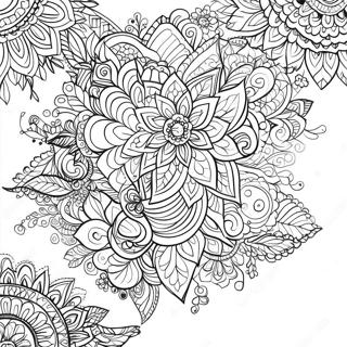 Henna Mandala Coloring Page 20069-18696