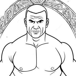 Wwe Coloring Page 20079-18702