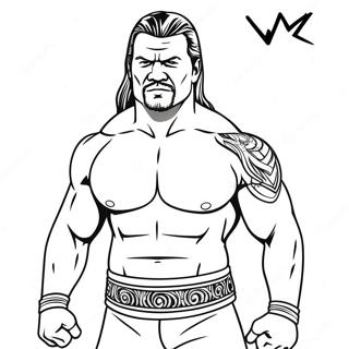 Wwe Coloring Page 20079-18703