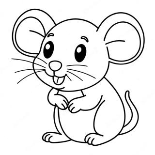 Mouse Coloring Page 2011-1650