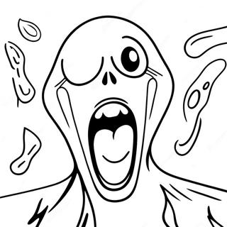 Scream Coloring Pages