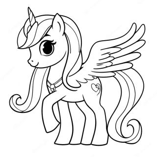 Celestia My Little Pony Coloring Pages