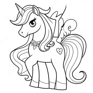 Celestia With Sparkling Mane Coloring Page 20152-18746