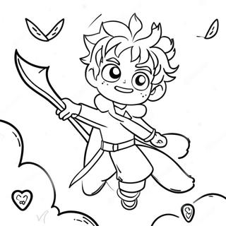 Black Clover Coloring Page 20171-18758