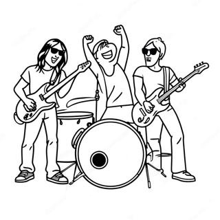 Rock Band Coloring Page 20181-18766