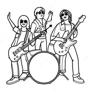 Rock Band Coloring Page 20181-18768