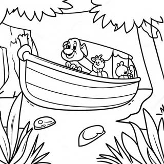 Exciting Jungle Adventure Coloring Page 20192-18779