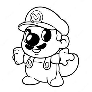 Super Mario Odyssey Cappy Coloring Pages