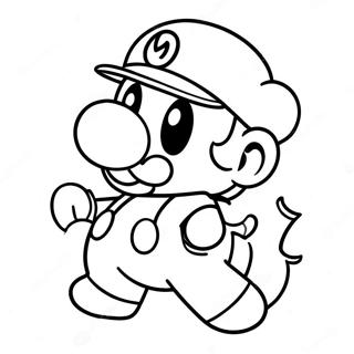 Super Mario Odyssey Cappy Coloring Page 20201-18782