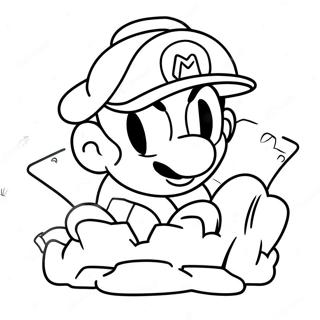 Super Mario Odyssey Cappy Coloring Page 20201-18784