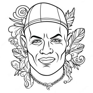 Gangsta Tattoo Coloring Page 2021-1658