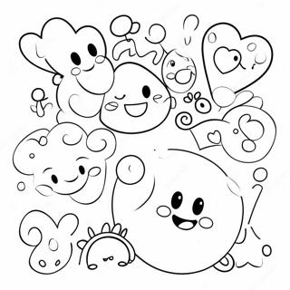 Cute Numbers With Smiley Faces Coloring Page 20222-18802