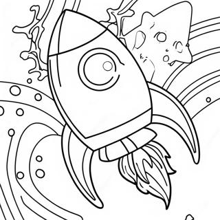 Rocket Ship Coloring Page 20231-18808