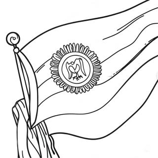 Argentina Flag Coloring Page 20241-18815