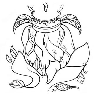 Yom Kippur Symbolic Coloring Page 20261-18831