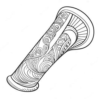 Yom Kippur Shofar Coloring Page 20262-18835