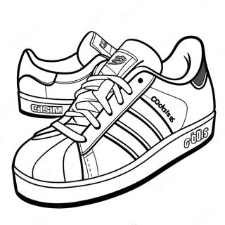 Adidas Sneakers Coloring Page 20272-18844