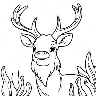 Buck Coloring Page 20291-18856