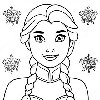 Elsa Frozen 2 Show Yourself Coloring Pages