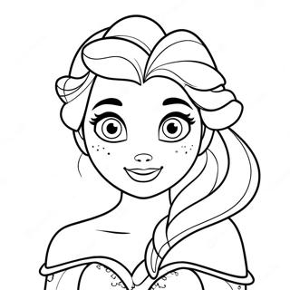 Elsa Frozen 2 Show Yourself Coloring Page 20301-18862