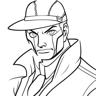 Jojo S Bizarre Adventure Coloring Page 20321-18878