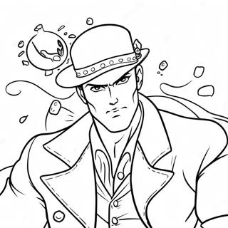 Jojo S Bizarre Adventure Coloring Page 20321-18879