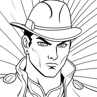 Jojo S Bizarre Adventure Coloring Page 20321-18880