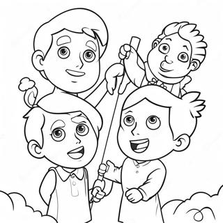 Luca With Friends Coloring Page 2032-1669