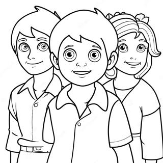 Luca With Friends Coloring Page 2032-1671