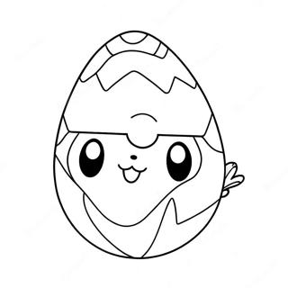 Pokemon Easter Coloring Pages