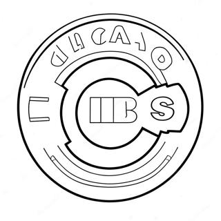 Chicago Cubs Logo Coloring Page 20341-18894