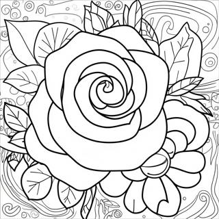 Roses Coloring Page 20371-18918