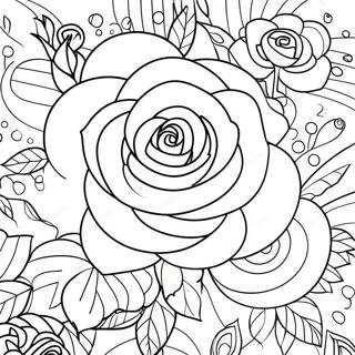 Roses Coloring Page 20371-18919