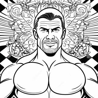 Custom Name Wwe Coloring Page 20391-18935