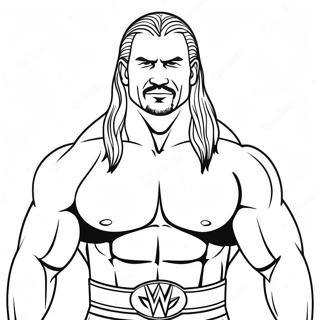 Personalized Wwe Superstar Coloring Page 20392-18939