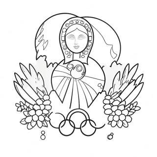 Olympics Coloring Page 20401-18944