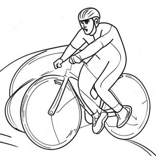 Olympic Athletes In Action Coloring Page 20402-18948