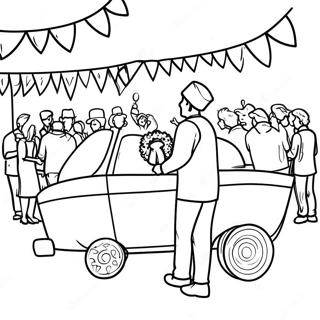 Homecoming Celebration Coloring Page 20431-18966