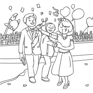 Homecoming Celebration Coloring Page 20431-18968