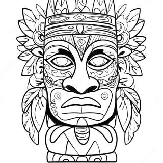 Totem Pole Coloring Page 20451-18982