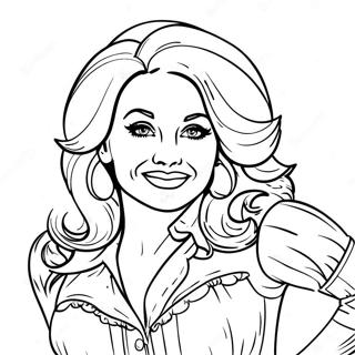 Dolly Parton Coloring Page 20481-19008