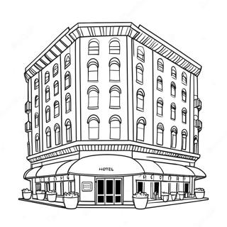 Hotel Coloring Page 20491-19014