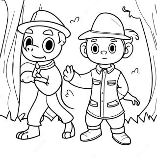 Ian And Barley Lightfoot Adventure Coloring Page 20502-19028