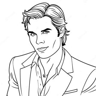 Vampire Diaries Coloring Page 20521-19039