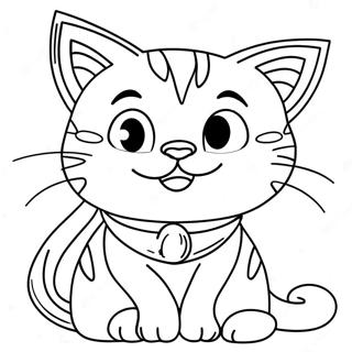 Cat Kid Coloring Page 20571-19078