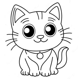 Cat Kid Coloring Page 20571-19079