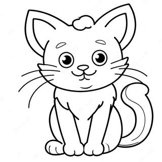 Cat Kid Coloring Page 20571-19080