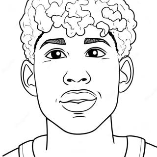 Lamelo Ball Coloring Page 20591-19094